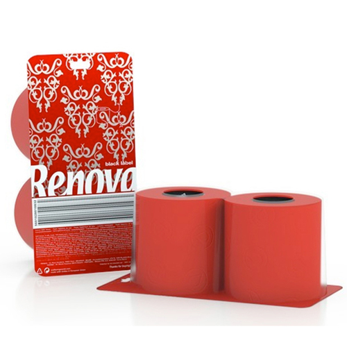 Renova туалетная бумага   красная 2 шт. 10825 