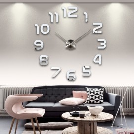 Часы настенные S002-B Ø 70-130 см Clock зеркальный