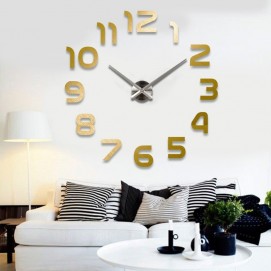 Часы настенные S002-B Ø 70-130 см Clock золото