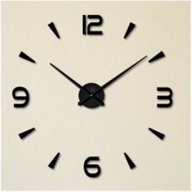 Часы настенные 3M013-D d 70-130 см черные Clok