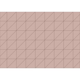 Дизайнерські шпалери triangle рожеві вологостійкі ширина 1м TheОбоі