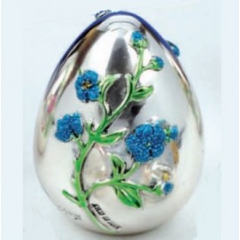 Статуэтка "Яйцо - голубые цветы"1.1513ADG