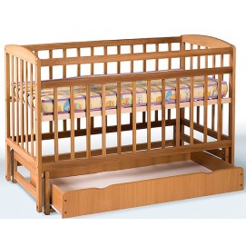 Дитяче ліжко на шарнірах з ящиком 1140