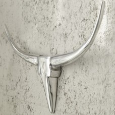 Голова (панно) Horns Bull 75cm (Z20075) срібло Invicta