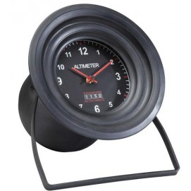 Годинники настільні Table Clock Altimeter Round 37251 чорна DD
