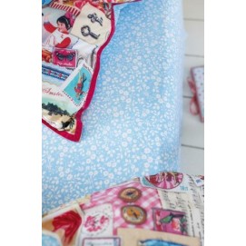 Простирадло Lovely Branches fitted sheet 160 x 200 blue