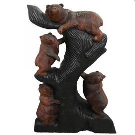Статуетка Чотири ведмедя на дереві, 170см (ФА-мс-07