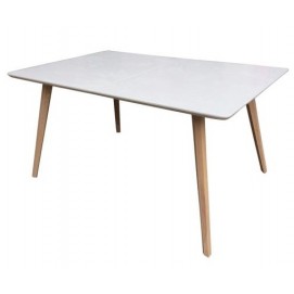 Стіл обідній розкладний QUATRE Table 160 (260) x100 C887L05 Laforma білий