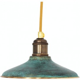 Лампа подвесная 1194 Pikart зеленая патина