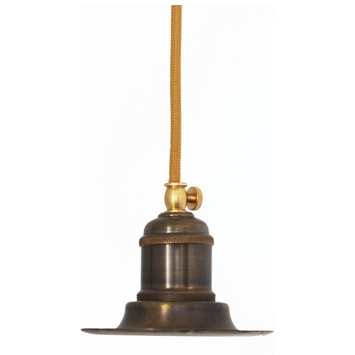 Лампа конус 12см, коричневая патина 954 PikArt 