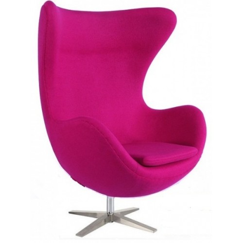 Кресло Эгг розовое Mebelmodern ткань