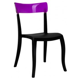 Стілець Hera-S сидіння чорне 09 PAPATYА пурпурний 28