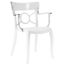 Крісло Opera-K сидіння біле 01 PAPATYА прозоро-чистий 37