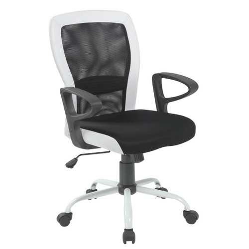 Кресло офисное LENO 27785 черно-белое