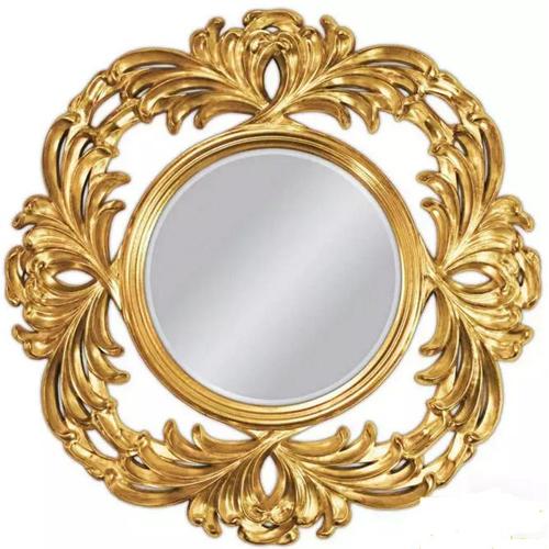 Зеркало 100*100 см VER-PU-1-201 золото Glamoorzee