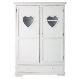 Шкаф 2-дверный Valentine белый 130 см 116504 Onuka
