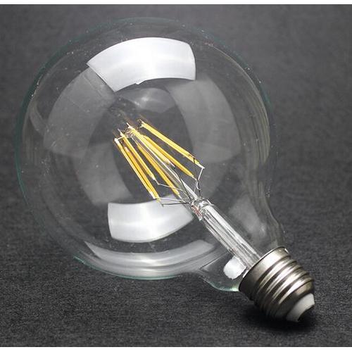 LED лампочка Эдисона G125 6W Clean прозрачное стекло