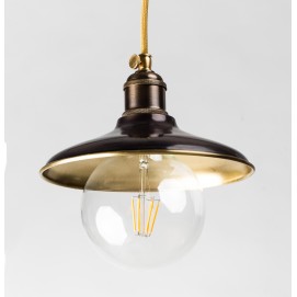Лампа подвесная 1194-1 Pikart коричневая