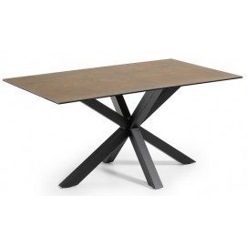 Стіл обідній C436K10 - ARYA Table 160x90 см натуральний ноги чорні Laforma