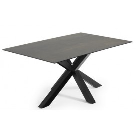 Стіл обідній C436K09 - ARYA Table 160x90 см чорний ноги чорні Laforma