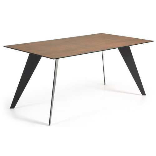 Стіл обідній C368K10 - NACK Table 200x100 см натуральний ноги чорні Laforma