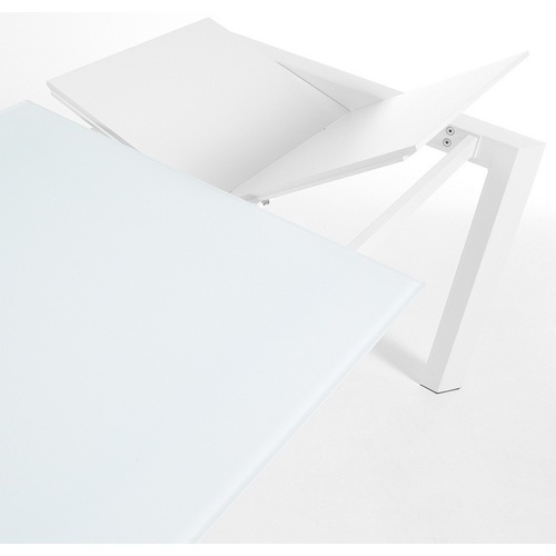 Стіл обідній розкладний CC0178C05 - ATTA Mesa 120 (180) x80 см білий Laforma