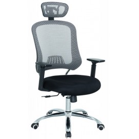 Крісло офісне Cancer сіро-чорне Office4you