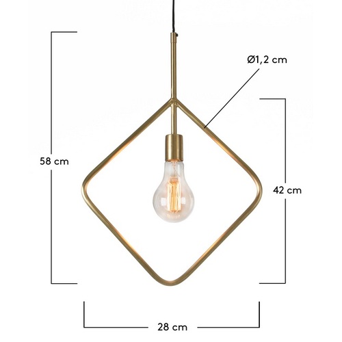 Лампа підвісна AA0728R53 - ADDRA золото Laforma
