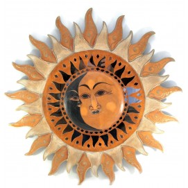 Дзеркало мозаїчне " Сонце " (D-60 cм) кольорове
