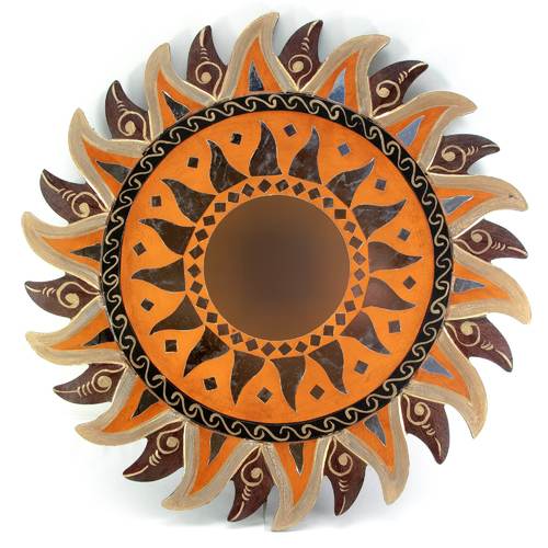 Дзеркало мозаїчне " Сонце " (D-50 cм) кольорове