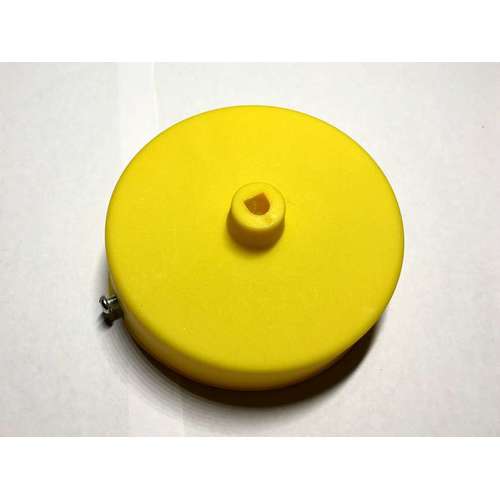 Потолочный крепеж AMP основание круг пластик желтый