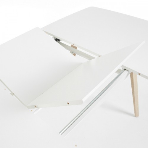 Стіл обідній розкладний SMART 140 (190) x80см білий Laforma 2017