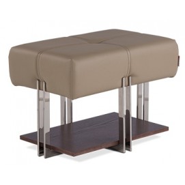 Пуф (стіл приліжковий) Уорхол S-13-6 сіро-коричневий D'LineStyle