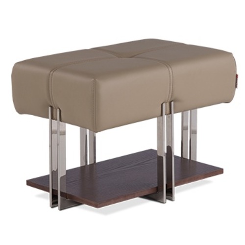 Пуф (стіл приліжковий) Уорхол S-13-6 сіро-коричневий D'LineStyle