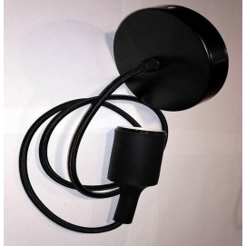 Лампа шнур AMP Silicone 001-1 черная Thexata