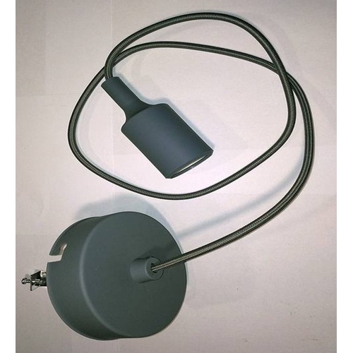 Лампа шнур AMP Silicone 003-1 серая Thexata