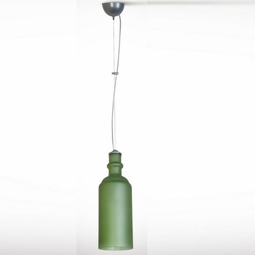 Лампа підвісна Пляшка 19711 зелена N&B LIGHT
