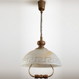 Лампа підвісна Грек 107 бежева N&B LIGHT