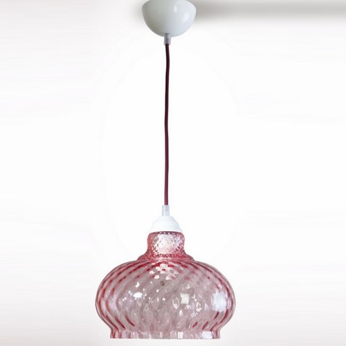 Лампа підвісна Зукко 18402 рожева N&B LIGHT