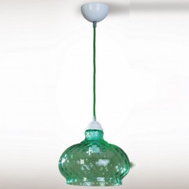 Лампа підвісна Зукко 18402 зелена N&B LIGHT