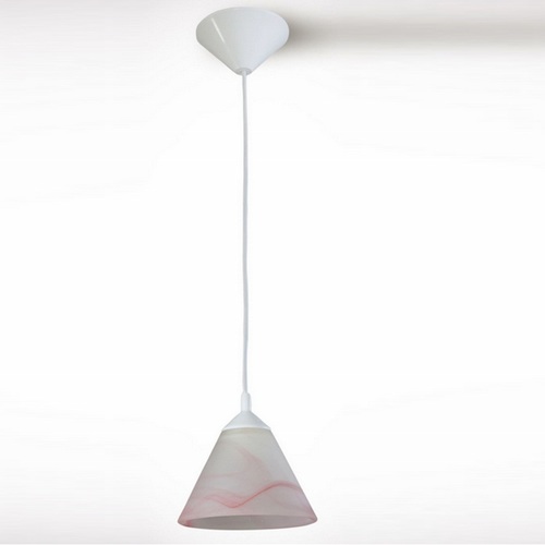 Лампа подвесная Конус 13407 розовая N&B LIGHT  