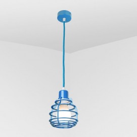 Лампа підвісна Ara 25112.30.30 блакитна Imperium Light