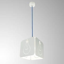 Лампа підвісна Idea 87117.01.58 біла Imperium Light