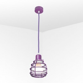 Лампа підвісна Ara 25112.27.27 фіолетова Imperium Light