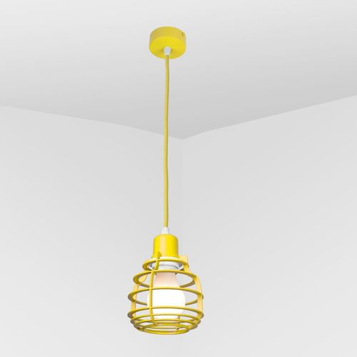 Лампа подвесная Ara 25112.19.19 желтая Imperium Light