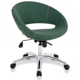 Крісло офісне SINGLE/TEK02 зелене Caris