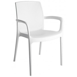 Кресло BOHEME S6618B белое GRANDSOLEIL