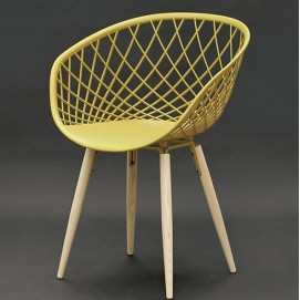 Кресло Sidera wood желтое Dal Segno 