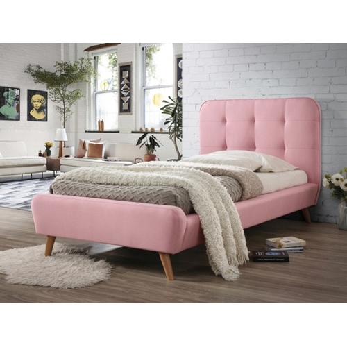 Ліжко 90 см Tiffany рожева Signal 2018