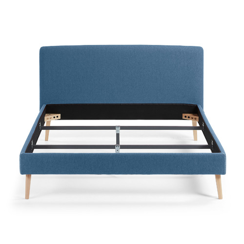 Ліжко D038VA25 - LYDIA 150x190 cm синя Laforma 2018